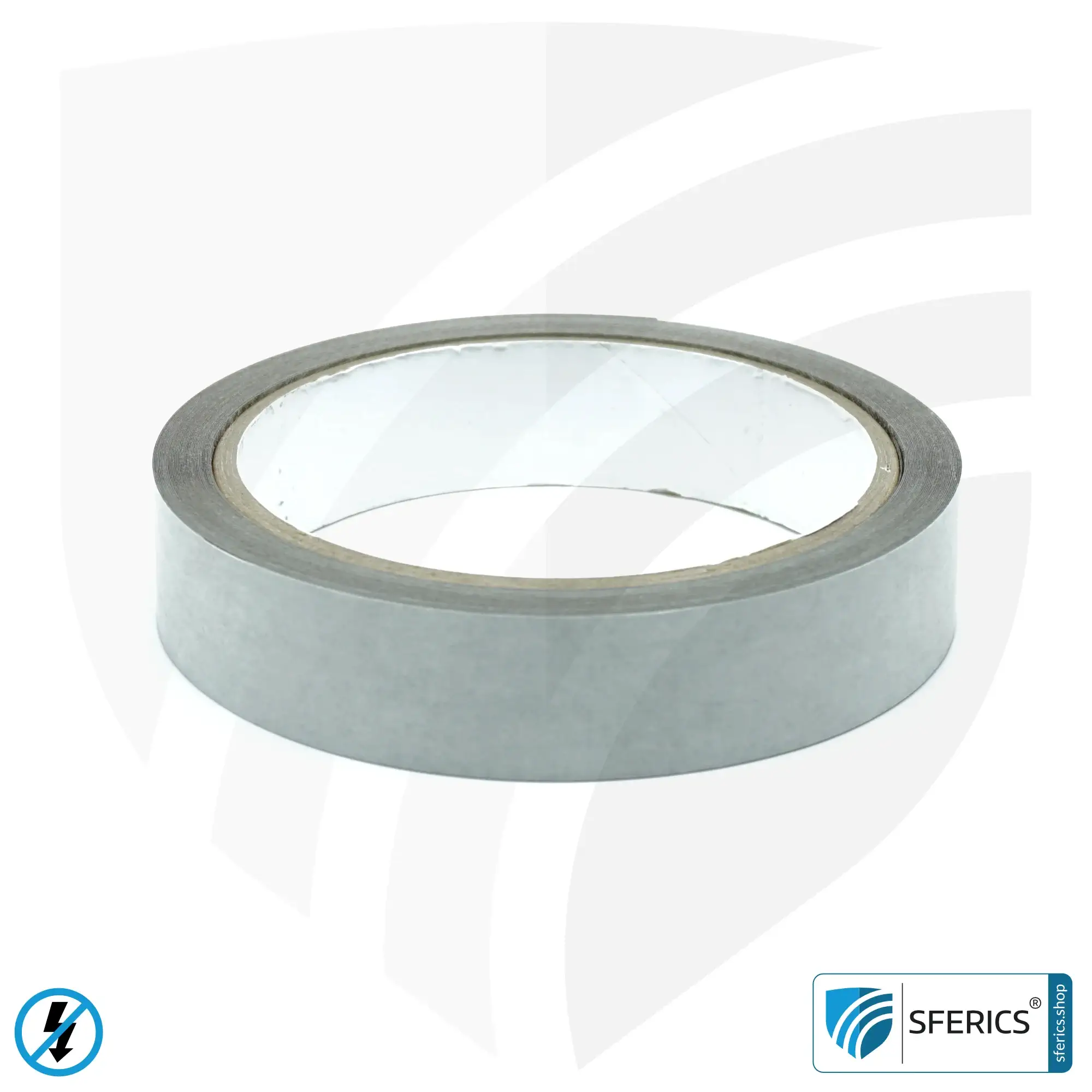 Erdungsband EB1, selbstklebend | Erdung von Abschirmfarbe, Abschirmgewebe oder Abschirmvlies | 10 Meter Länge 6 Erdungsband EB1, selbstklebend | Erdung von Abschirmfarbe, Abschirmgewebe oder Abschirmvlies | 10 Meter Länge