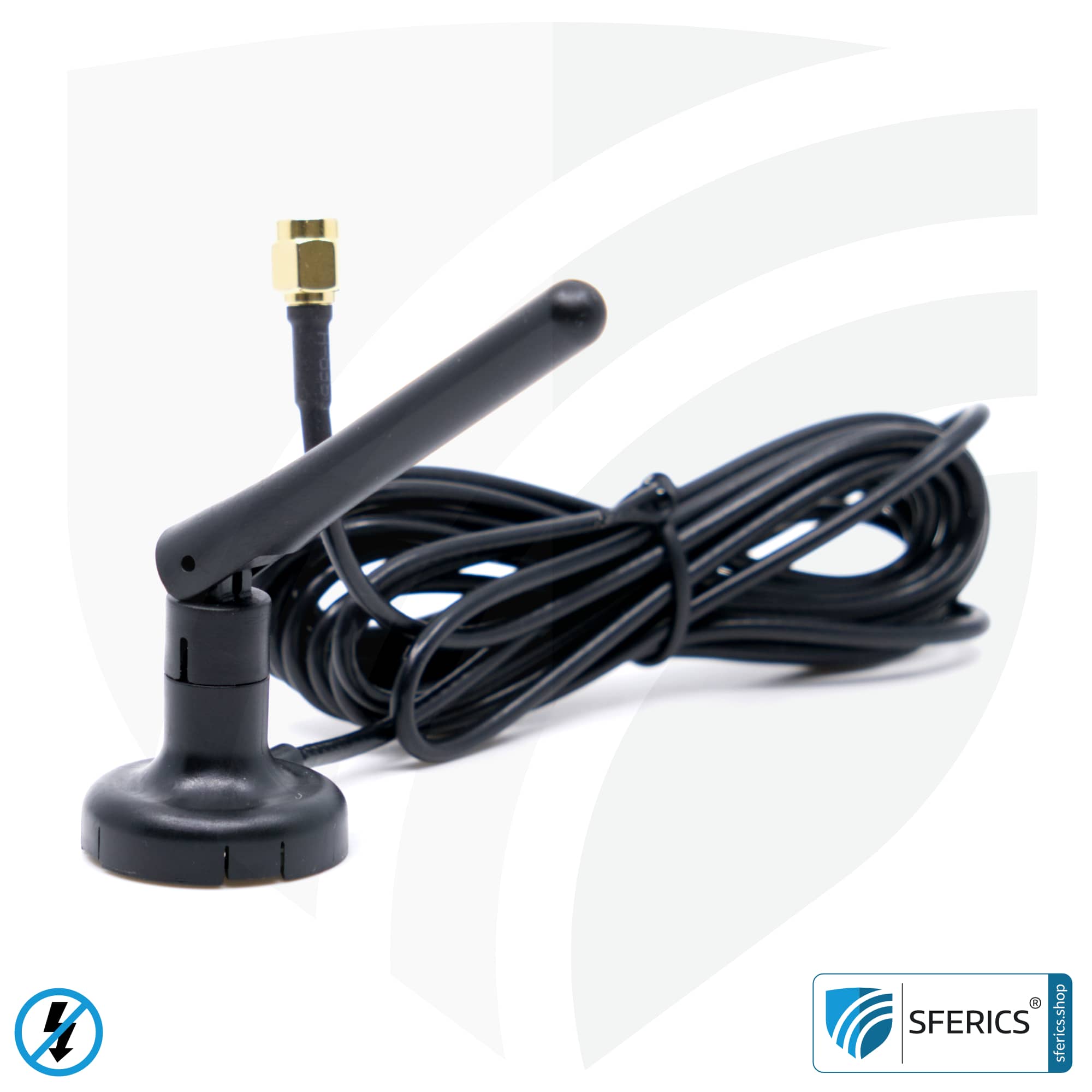 Antenne ANT-NA16 | Eltako FA250 | Externe Antenne für Schaltschrankrepeater RP-NA16-KA | Masterschalter Set-Up | baubiologische Funktechnik nach EnOcean Standard 3 Antenne ANT-NA16 | Eltako FA250 | Externe Antenne für Schaltschrankrepeater RP-NA16-KA | Masterschalter Set-Up | baubiologische Funktechnik nach EnOcean Standard