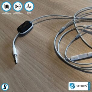 Ferritkern Filter gegen Elektrosmog im Headsetkabel | grau, klickbar, für 5 mm Kabel | GRATIS 1 Stück als Geschenk! 14 Ferritkern Filter gegen Elektrosmog im Headsetkabel | schwarz, klickbar, für 5 mm Kabel | GRATIS 1 Stück als Geschenk!