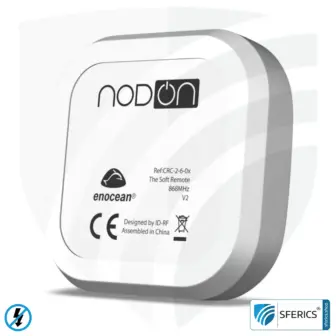Handsender TX-NA16-HAND | 2-Kanal Fernbedienung | Masterschalter Set-Up | baubiologische Funktechnik nach EnOcean Standard