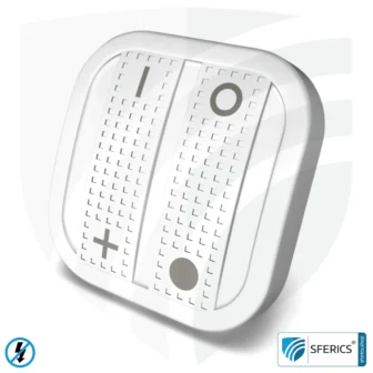 Wandsender TX-NA16-WAND | 2-Kanal Fernbedienung | Masterschalter Set-Up | baubiologische Funktechnik nach EnOcean Standard 17 Handsender TX-NA16-HAND | 2-Kanal Fernbedienung | Masterschalter Set-Up | baubiologische Funktechnik nach EnOcean Standard