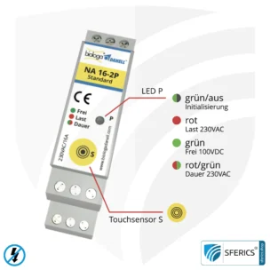 Netzabkoppler NA 16-2P Standard | zweipolige Abschaltung | selbstlernend, mit Touchsensor | inklusive LED Kontrollleuchte 8 Netzabkoppler NA 16-2P Standard | zweipolige Abschaltung | selbstlernend, mit Touchsensor | inklusive LED Kontrollleuchte
