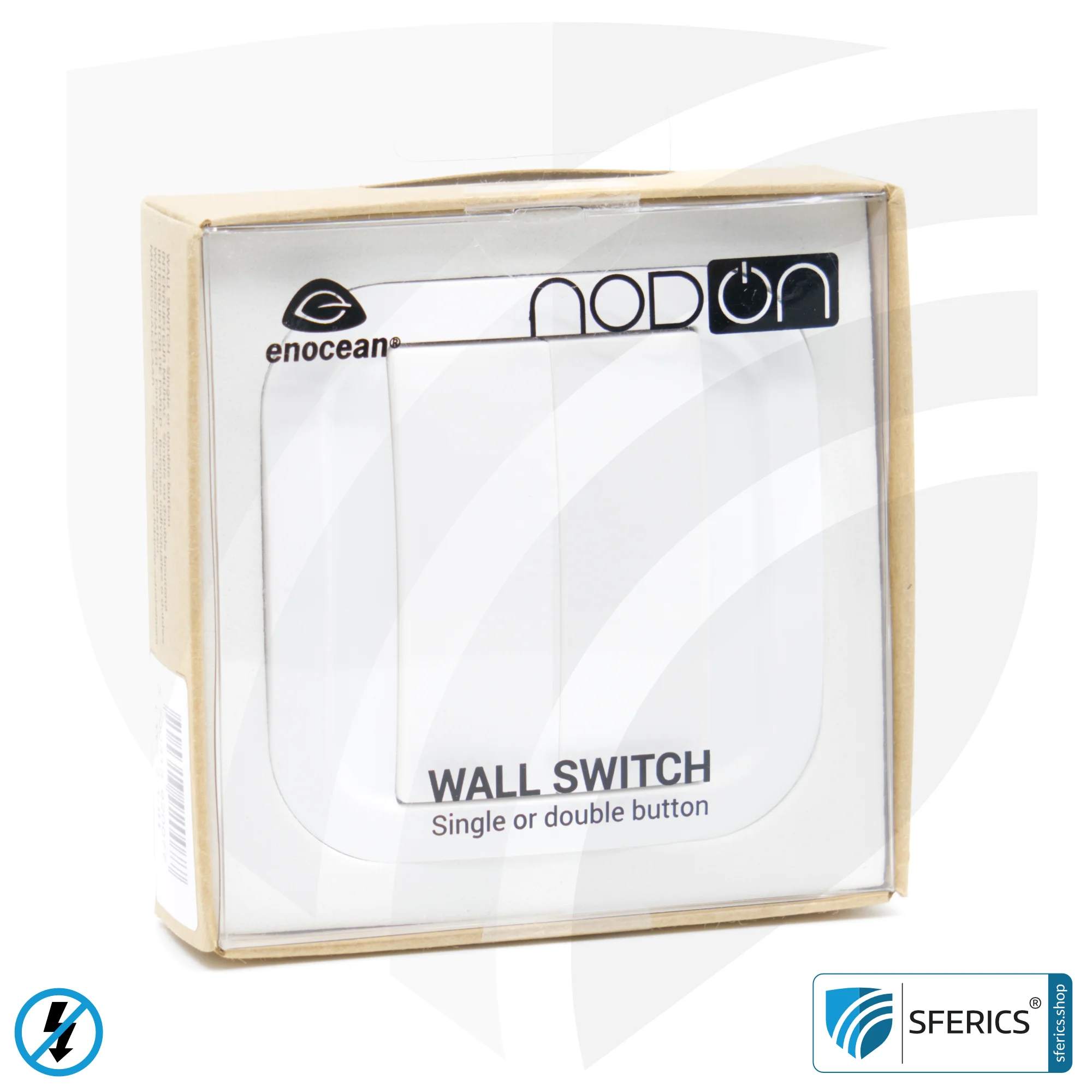 Wandsender TX-NA16-WAND | 2-Kanal Fernbedienung | Masterschalter Set-Up | baubiologische Funktechnik nach EnOcean Standard 5 Wandsender TX-NA16-WAND | 2-Kanal Fernbedienung | Masterschalter Set-Up | baubiologische Funktechnik nach EnOcean Standard