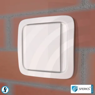 Wandsender TX-NA16-WAND | 2-Kanal Fernbedienung | Masterschalter Set-Up | baubiologische Funktechnik nach EnOcean Standard 7 Wandsender TX-NA16-WAND | 2-Kanal Fernbedienung | Masterschalter Set-Up | baubiologische Funktechnik nach EnOcean Standard