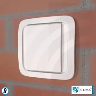 Wandsender TX-NA16-WAND | 2-Kanal Fernbedienung | Masterschalter Set-Up | baubiologische Funktechnik nach EnOcean Standard