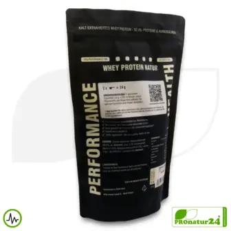 VitalShake Whey Protein Isolat Natur | Beutel für 21 Portionen | laktosefrei | HFQ 6 Premium Whey Protein Natur | Vitalshake von HFQ