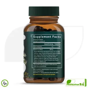 LIVER CLEANSE von gaia HERBS | Nahrungsergänzung für die Leber mit wertvollen Pflanzenextrakten (u.a. Mariendistel, Kurkuma, ...) | 60 Kapseln 12 LIVER CLEANSE von gaia HERBS | Nahrungsergänzung für die Leber mit wertvollen Pflanzenextrakten | 60 Kapseln