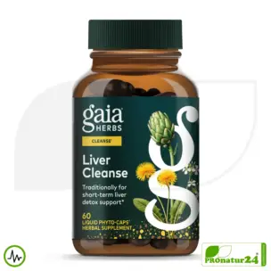 LIVER CLEANSE von gaia HERBS | Nahrungsergänzung für die Leber mit wertvollen Pflanzenextrakten (u.a. Mariendistel, Kurkuma, ...) | 60 Kapseln 1 LIVER CLEANSE von gaia HERBS | Nahrungsergänzung für die Leber mit wertvollen Pflanzenextrakten | 60 Kapseln