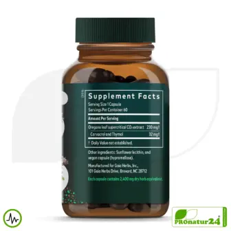 OIL OF OREGANO von gaia HERBS | Power-Pflanze für die natürliche Widerstandsfähigkeit | Verdauung | Vitalität | Wohlbefinden | 60 Kapseln 9 OIL OF OREGANO von Gaia Herbs | Power-Pflanze für die natürliche Widerstandsfähigkeit | Verdauung | Vitalität | Wohlbefinden | 60 Kapseln