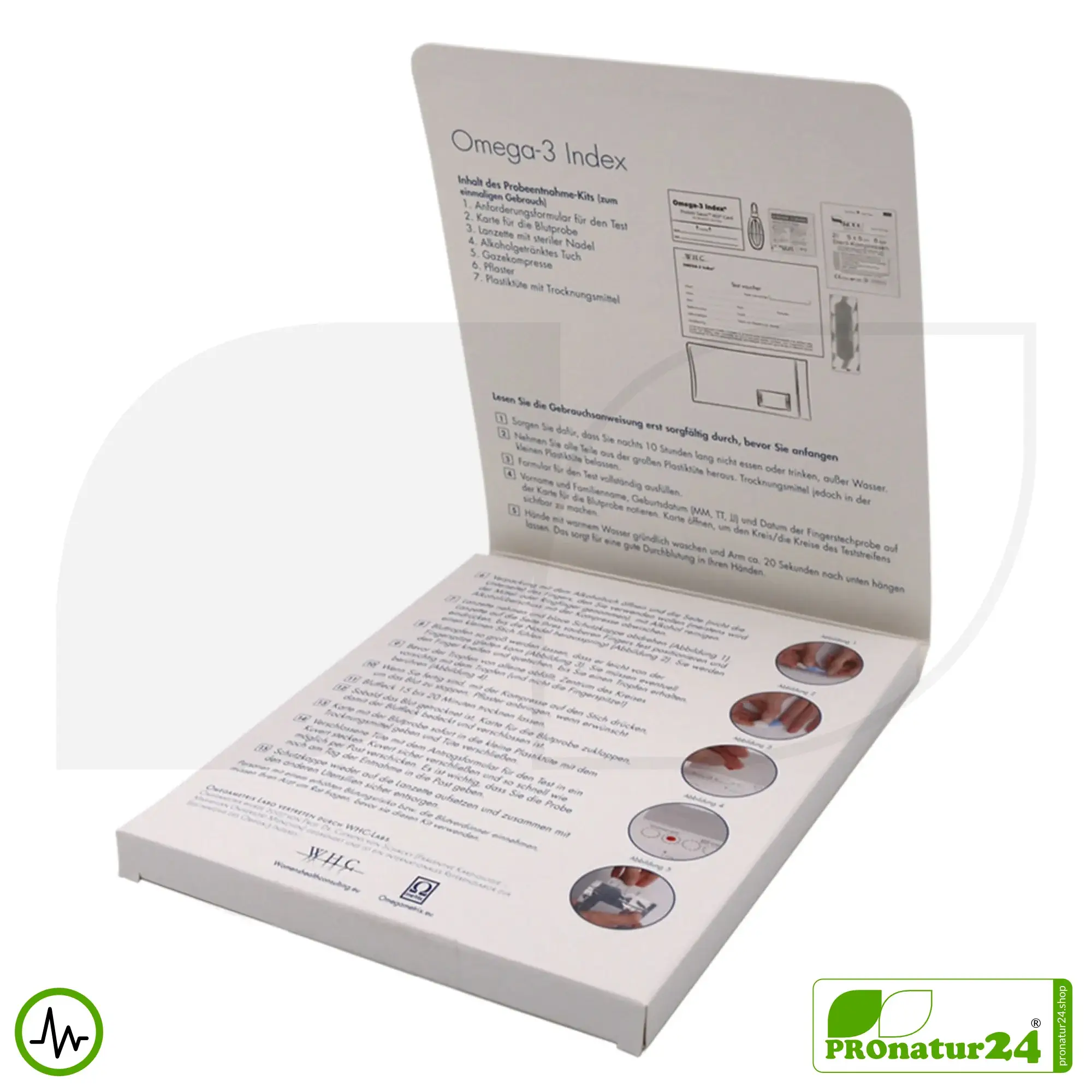 Vollständiger OMEGA 3-INDEX | WHC Testkit für eine Laboranalyse mit 26 Werten 4 Vollständiger OMEGA 3-INDEX | WHC Testkit für eine Laboranalyse mit 26 Werten – Bild 3