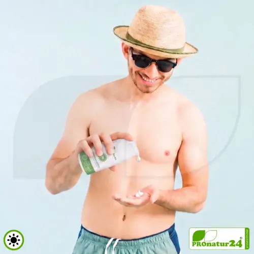 Mineralische Sonnencreme LSF 30 mit BIO-Inhaltsstoffen | vegan | wasserfest